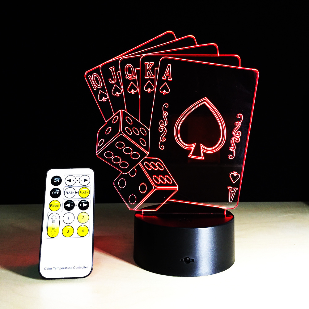 3D Illusion Poker Cards Ʈ   LED ũ ..